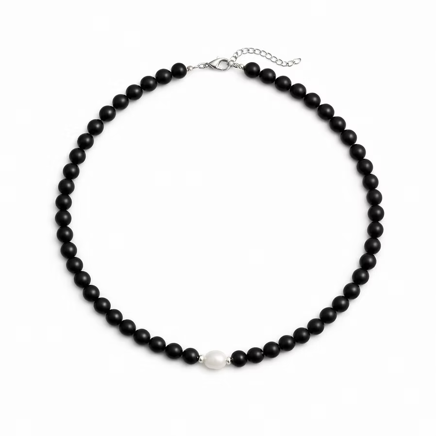 Midnight Pearl Necklace