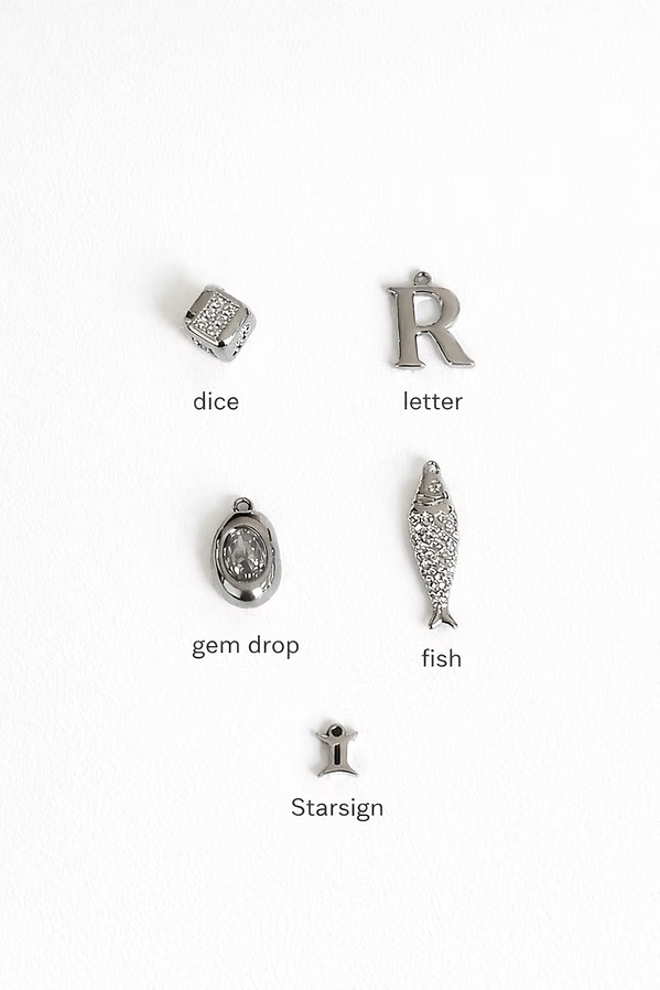 Rosette Charm Necklace