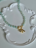 Amazonite Charm Necklace