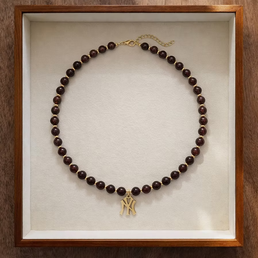 Yankee Garnet Necklace