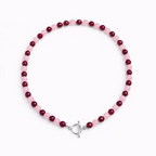 Rosette Charm Necklace