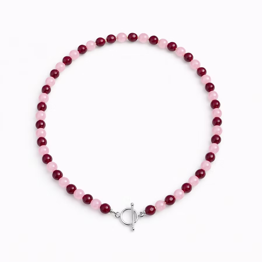 Rosette Charm Necklace