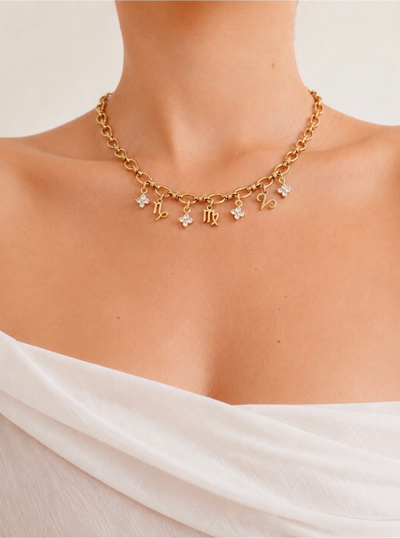 Gemstone Zodiac Necklace
