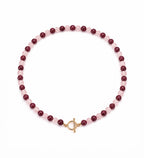 Rosette Charm Necklace