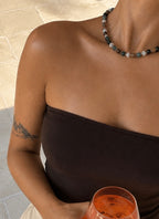 Jasper Pearl Necklace