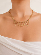 Star Initial Necklace