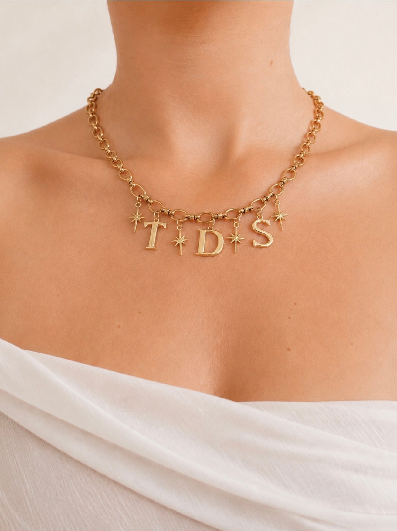 Star Initial Necklace