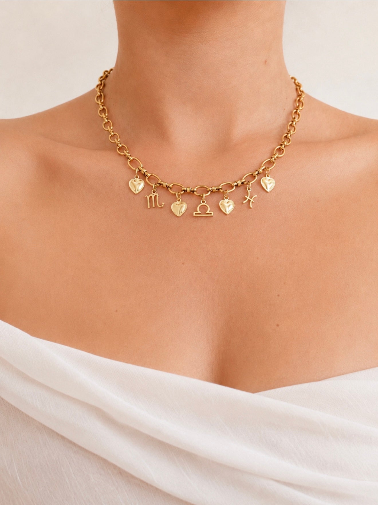 Heart Zodiac Necklace