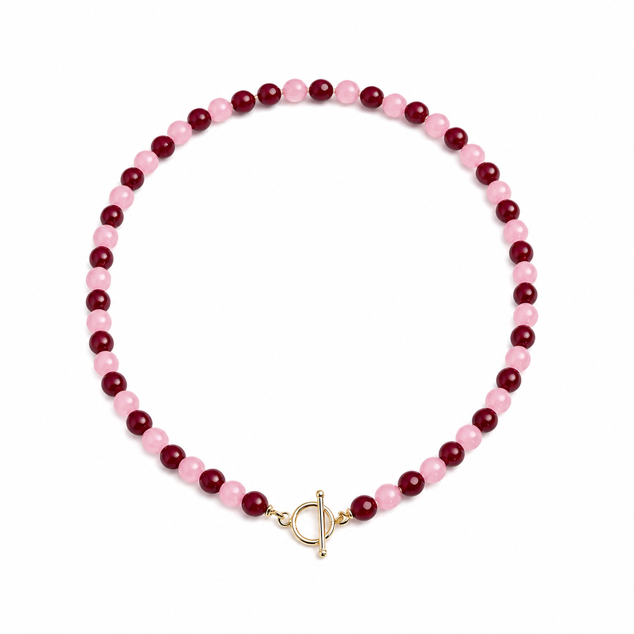 Rosette Charm Necklace