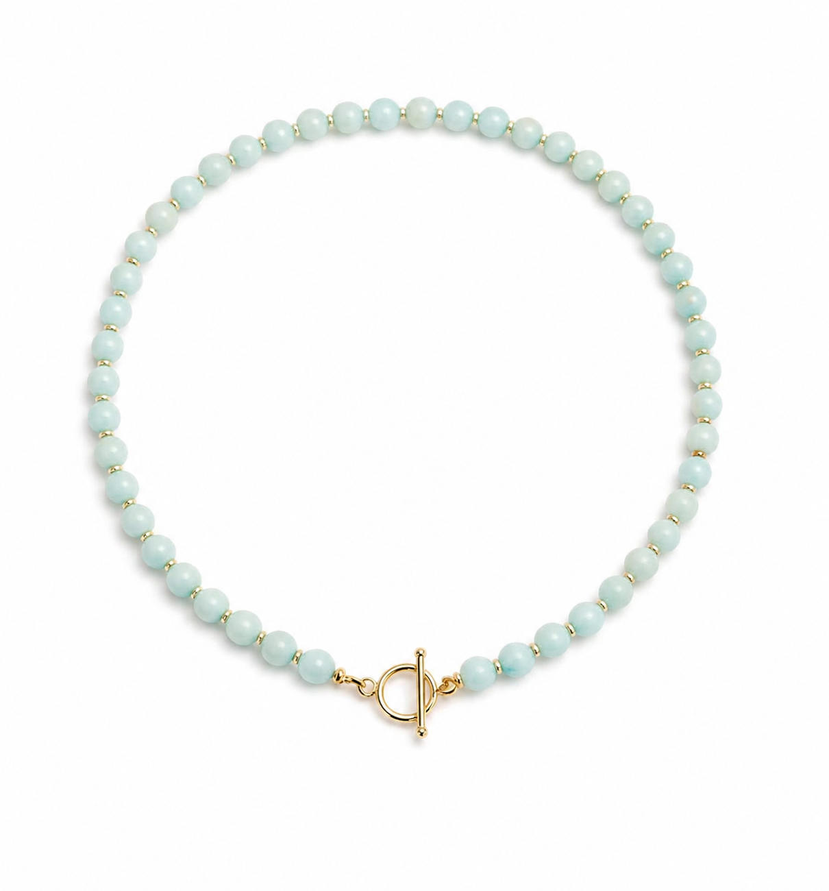 Amazonite Charm Necklace