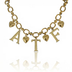 Heart Initial Necklace