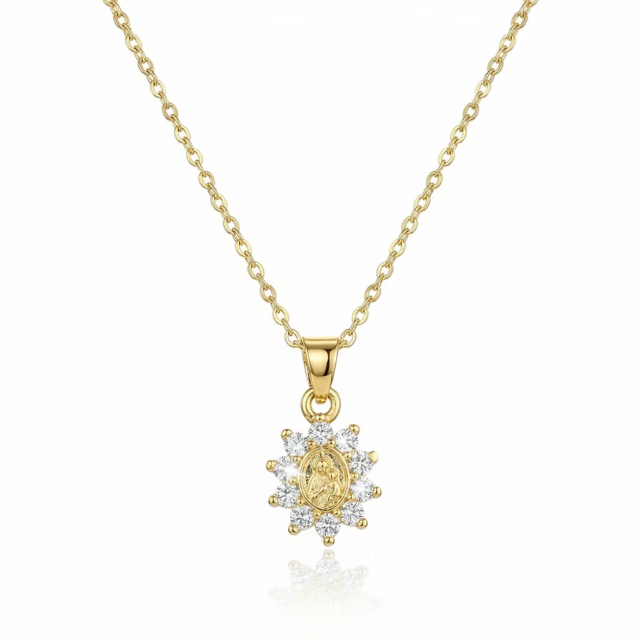 Mini Hail Mary Necklace